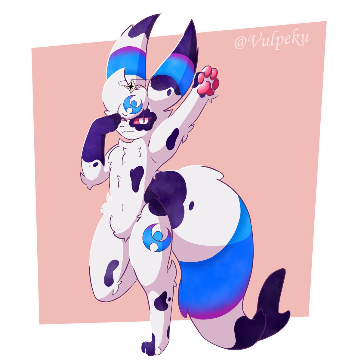 Vulpeku's tweet image. Stretches~
Loving the deisgn more and more, but is harder to do qwq
#Eeveelution #Pokemon