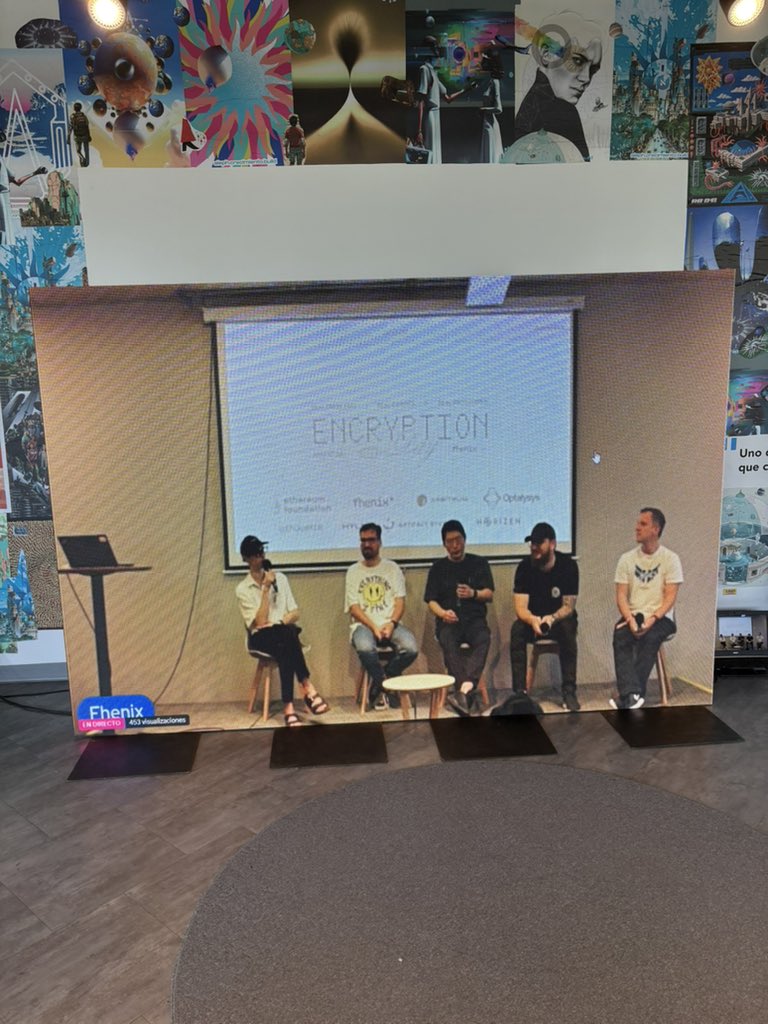 Panel discussion about ZK. At encryption day