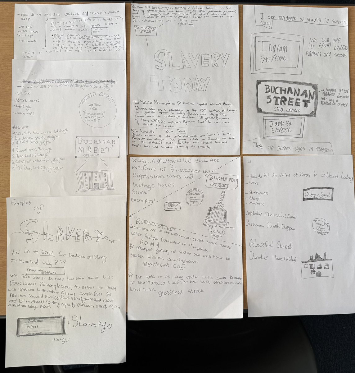 HermitageSocSub's tweet image. Celebrating our dedicated S1 historians for their hard work 🌟 Their posters highlight the lasting legacy &amp;amp; modern connections to slavery in cities like Glasgow &amp;amp; Edinburgh. Remember, understanding history aligns with #UNCRCArticle29 ✨ Well Done 💭📝#Ambition @HermitageAcad