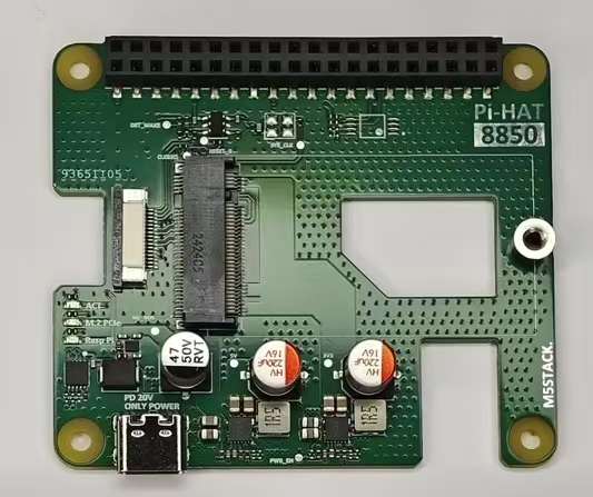 HanxiaoM's tweet image. #M5Stack HAT-8850 design for LLM8850

20V PD input, 5V 8A for Rpi, and 3.3V 8A for LLM8850