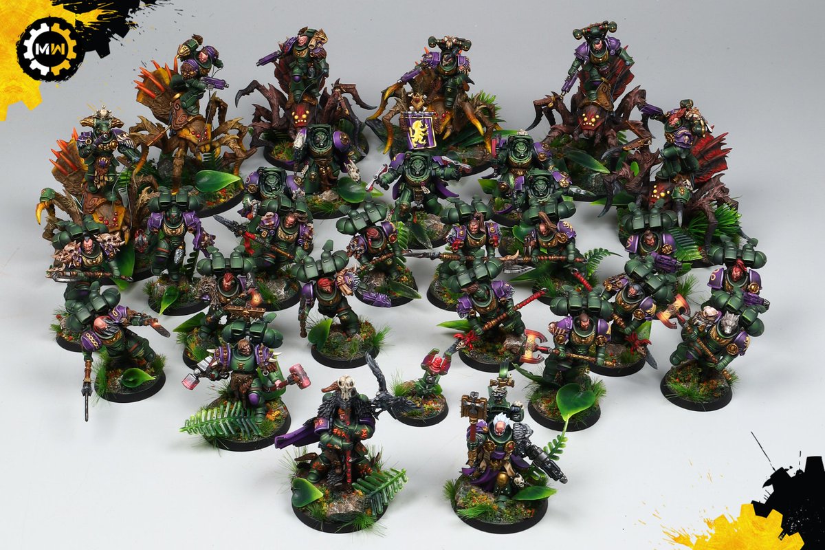 minis_for_war's tweet image. Space Wolves on giant spiders. A client had a gloriously heret-ical idea, and we made it happen. 

See the full, monstrous custom army here: minisforwar.com/gallery/40k-ga…

#warhammer40k #spacewolves #kitbash #conversion #3dprinting