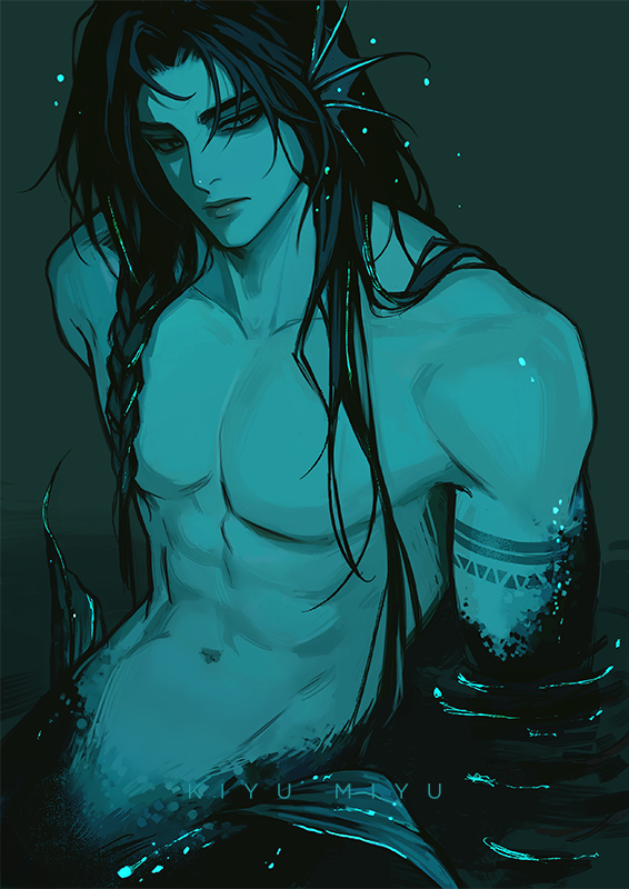 miyu_kiyu's tweet image. One of the two mermaids I made. Nivan.
Fun fact - my dad still says I should make a third one because that’s how he would hang them up 🙈