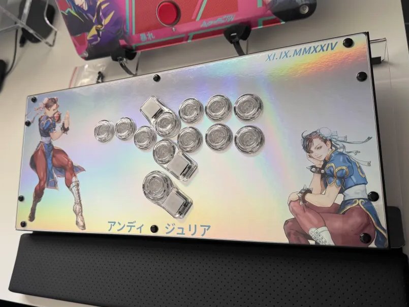 Holographic Chun-Li custom art Hit Box ULTRA OP - andybtw from our