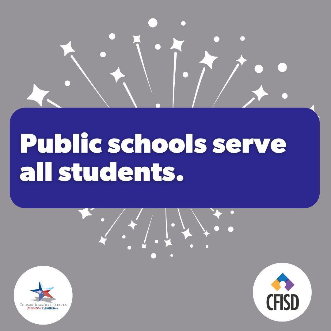 CyFairISD's tweet image. ❤️For more than 175 years, public schools have opened their doors to every child — nurturing curiosity, sparking potential, and guiding students toward brighter futures. They are places where children are welcomed, supported, and inspired to dream big.…