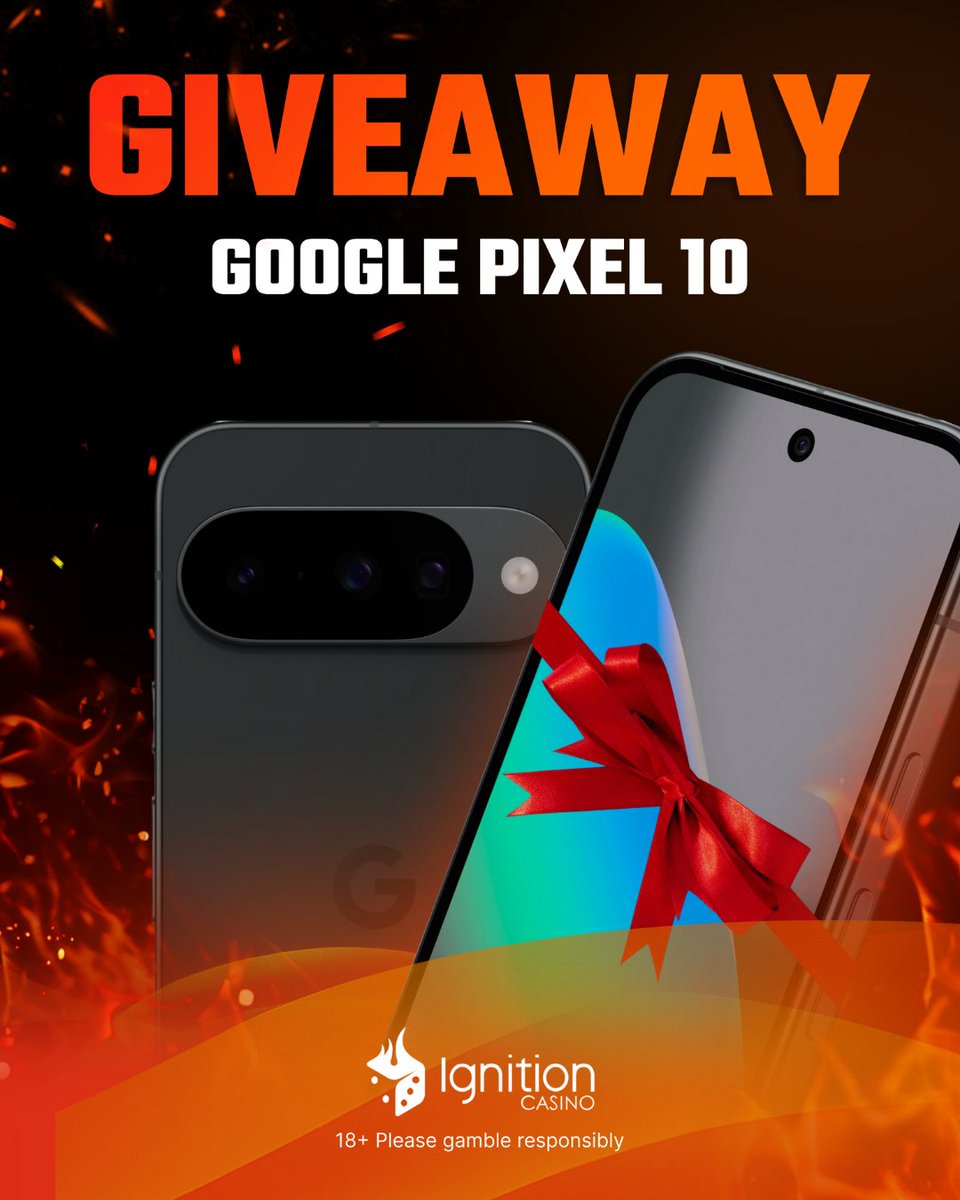 IgnitionCasino's tweet image. 🚨 WIN A GOOGLE PIXEL 10 📲

For a chance of grabbing your prize:

❤️ Like this post
✅ Follow us
🫡 Tag a buddy
🤔 Who would you call first if you won it?

Winner announced Wed, Nov 26. T&amp;amp;Cs apply.

Must have an active Ignition account + be USA-based.

#Giveaway #Google