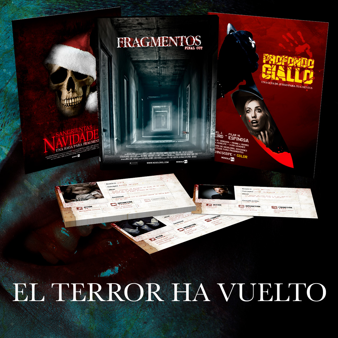 Nosolorol's tweet image. ¿Estás buscando un #JuegoDeRol de #Terror para ser parte de tus películas de miedo favoritas? #Fragmentos es el #JuegoDeTerror que te hará vivir cualquier tipo de historia de #miedo. 

🎲 nosolorol.com/es/22-fragment…

#SéQuiénTúQuieras #MuchoRol #JuegosDeRol #Rol #RPG #TeFaltaRol