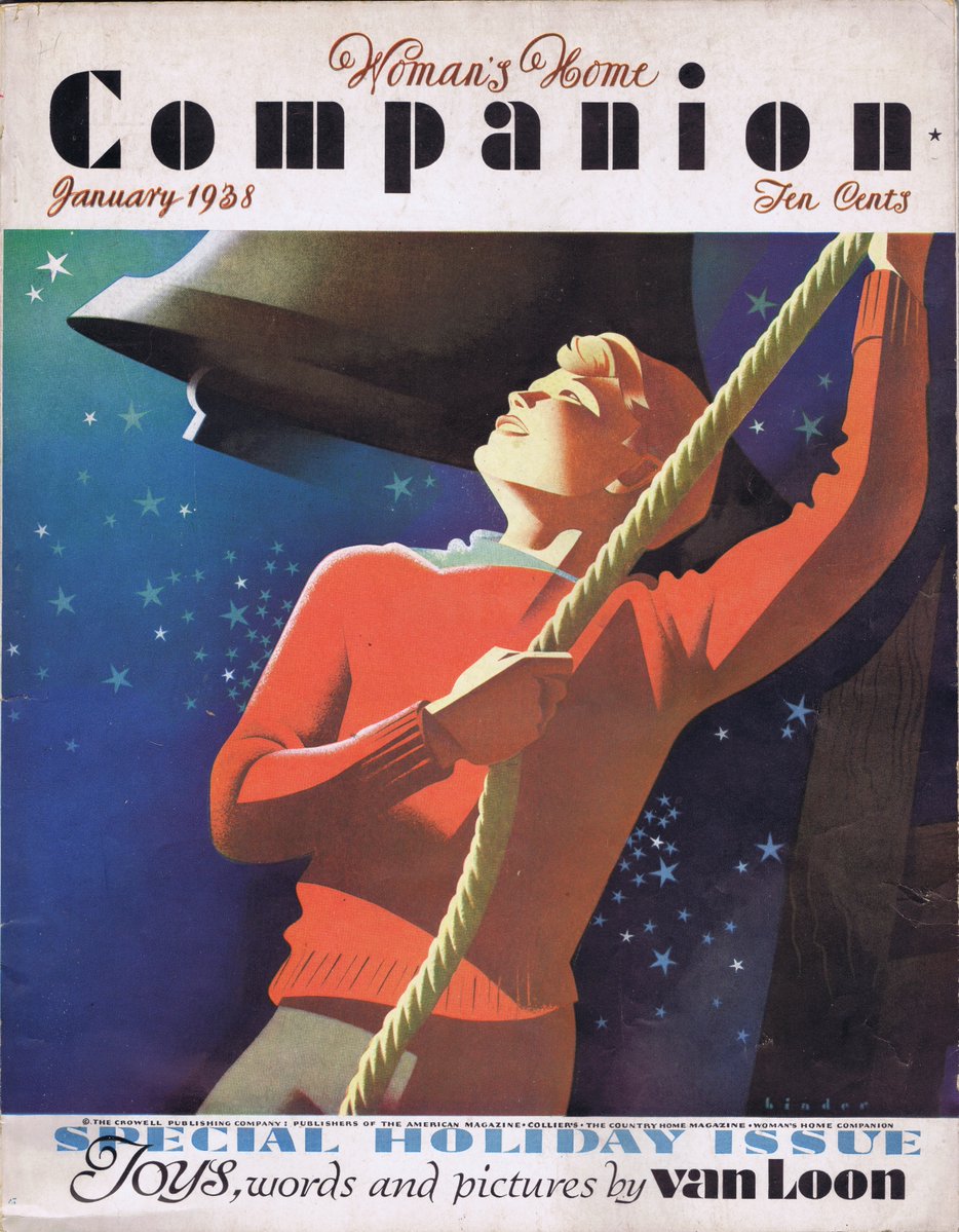 DesignReviewed's tweet image. Woman’s Home Companion, Special Holiday Issue, January 1938. Cover design by Joseph Binder designreviewed.com/artefacts/woma…