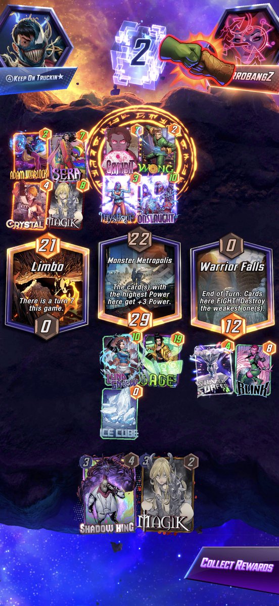 VenomizeTrucker's tweet photo. @interrobange Is this a copycat or are you playing gambit machine gun lol it’s the 2nd game in a week lol https://t.co/G7fs9V9obm