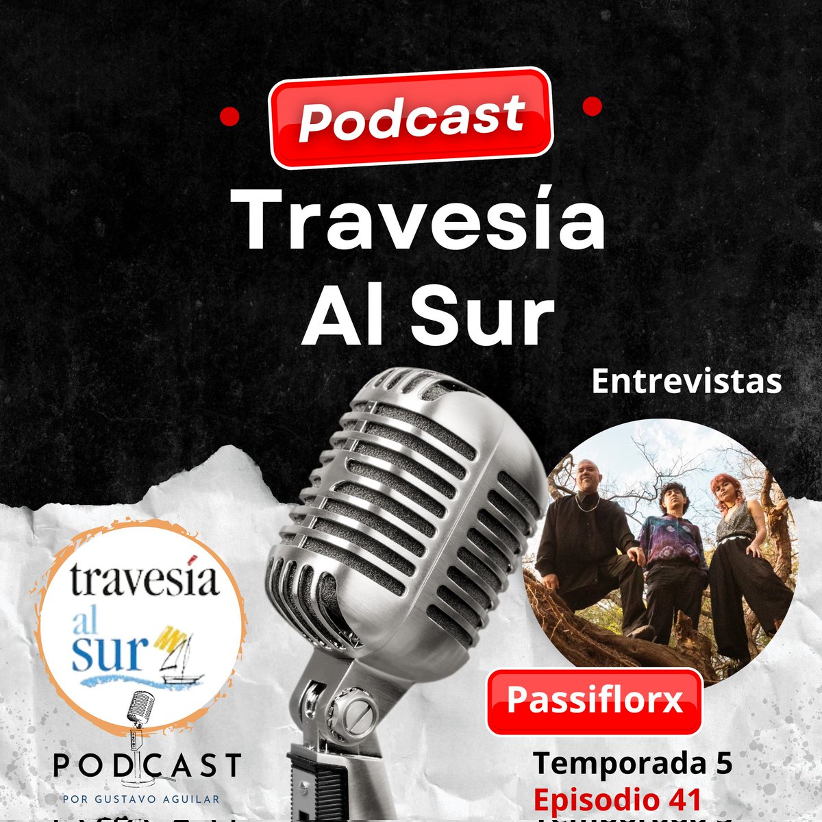 Disponible en Spotify la entrevista realizada a la banda paraguaya Passiflorx.
Nos cuentan de su trayectoria y su música, previo a su presentación en Montevideo este Jueves 20.
Escuchala acá 👇
open.spotify.com/episode/2P3Z6R…

Conduce: <a href="/pipa284/">Gustavo Aguilar</a>

travesiaradio.com