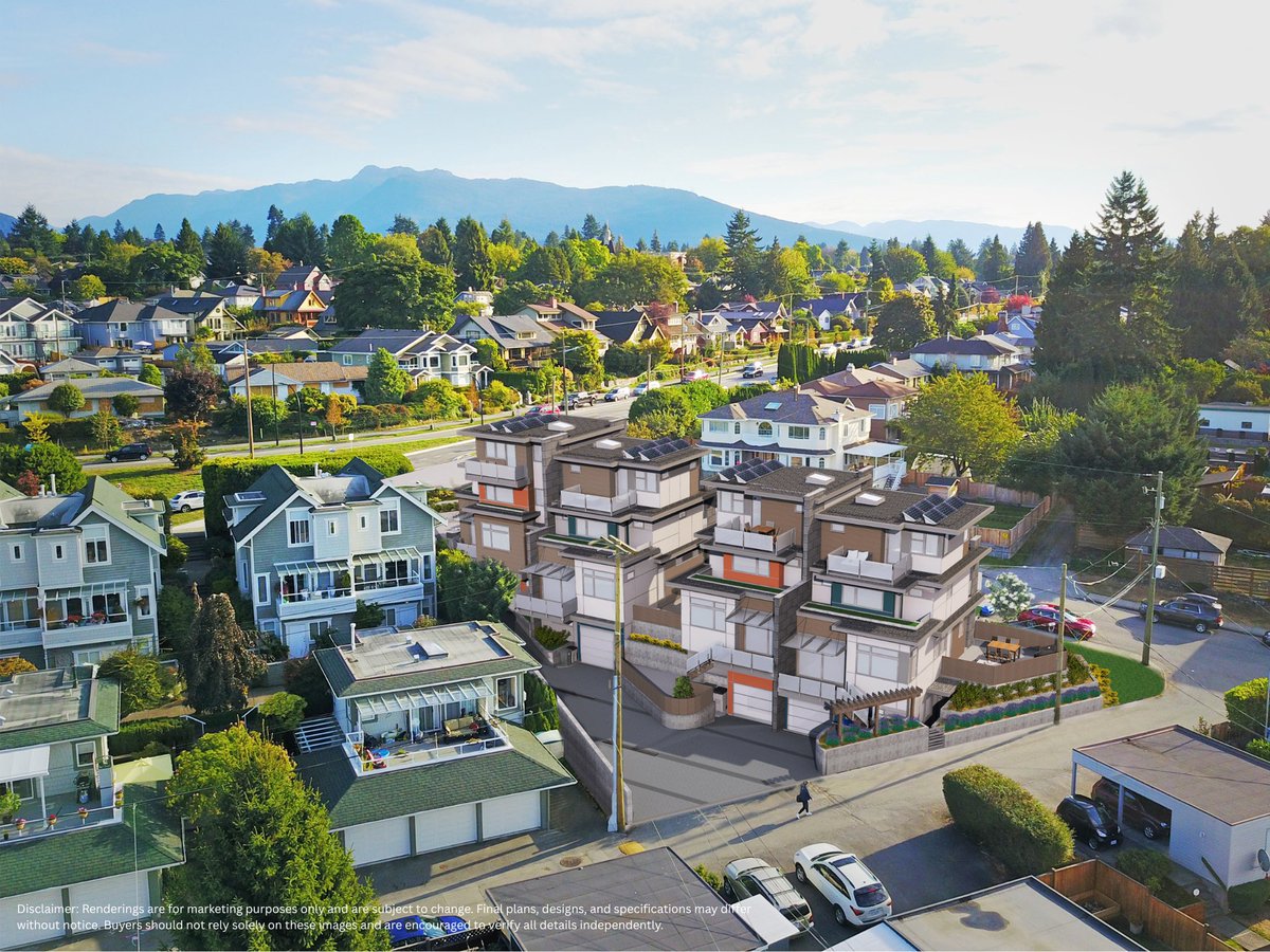PontilloRealty's tweet photo. INVESTMENT OPPORTUNITY IN THE HEART OF NORTH VANCOUVER📍 645 St. Davids Avenue

Build 4 units with views! 3 levels of living, townhouse style with garages. 🏘️ 

Land: $2,850,000 
Land Size: 8,648 SF 
Zoning: CD - 712 
Views: Amazing southern ocean, Lions Gate, downtown skyline https://t.co/4serqgwqSy