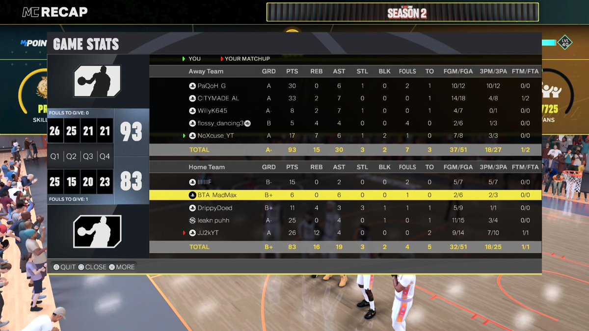 Alledrian_Hoops's tweet photo. #PS5PRO #PZGD

NBA 2K26 Gen 9 (New Gen) v3.0

NEW PATCH NOTES 3.0 #NBA2K26

• NERFED VC✅ 

BEFORE  v3.0 &amp; AFTER v3.0

WOW….. @NBA2K https://t.co/5mP0yI2LeS