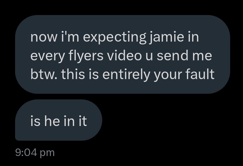 Feeb4z's tweet image. My plan to make everyone fall for jamie drysdale propaganda is alive and in motion