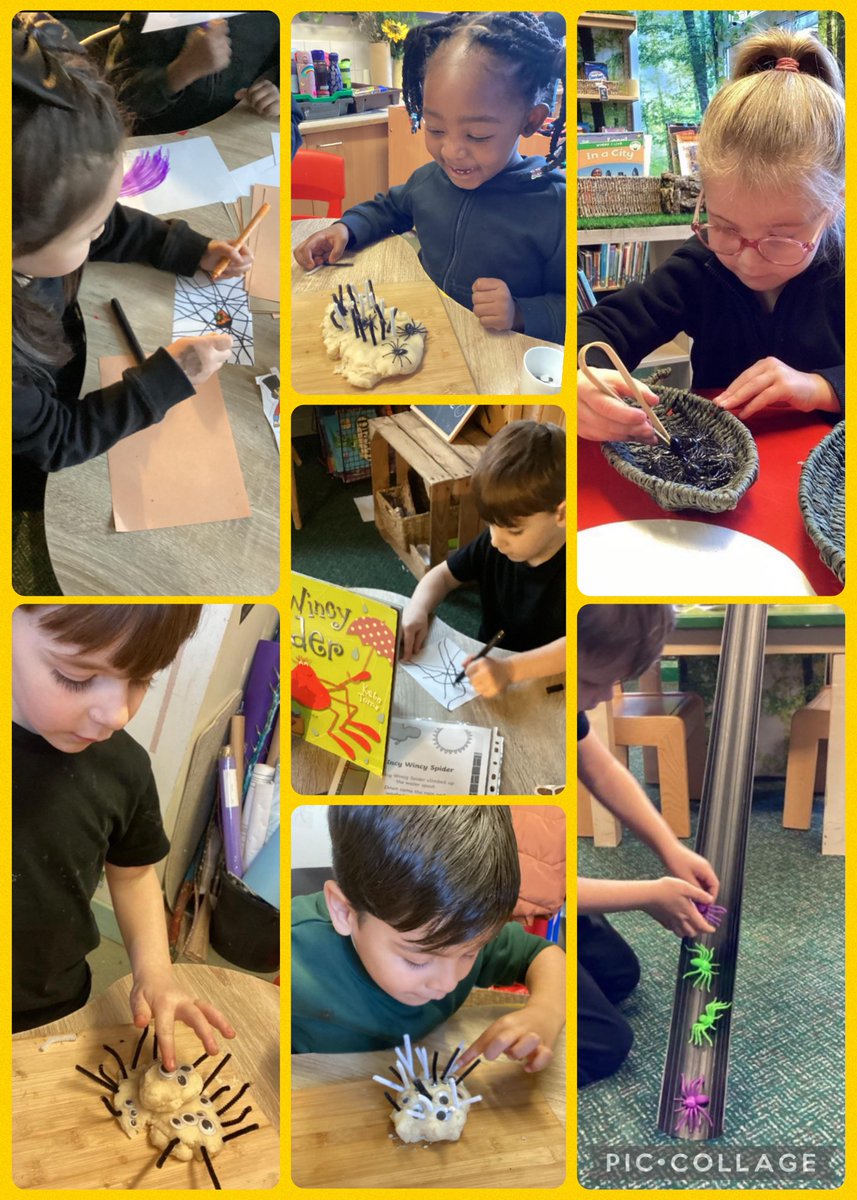 Our Early Years children have been busy celebrating Nursery Rhyme week, exploring and engaging in activities linked to a daily nursery rhyme. Incy Wincy spider, Humpty Dumpty and Twinkle Twinkle little star have been favourites so far! 🕷️🥚⭐️ #EYFS #DevelopingLanguage