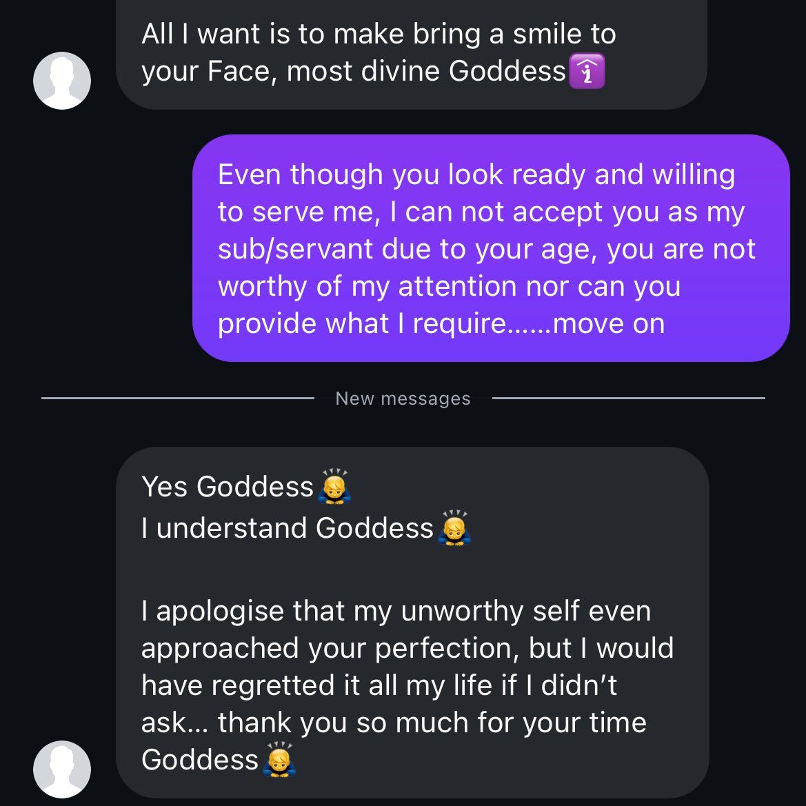 GoddessAugust_'s tweet photo. Nahhh I do not accept every lowly sub that comes crawling to my feet🙄

#paypig #mistress #mommy #slave https://t.co/fNRLJ72wcz