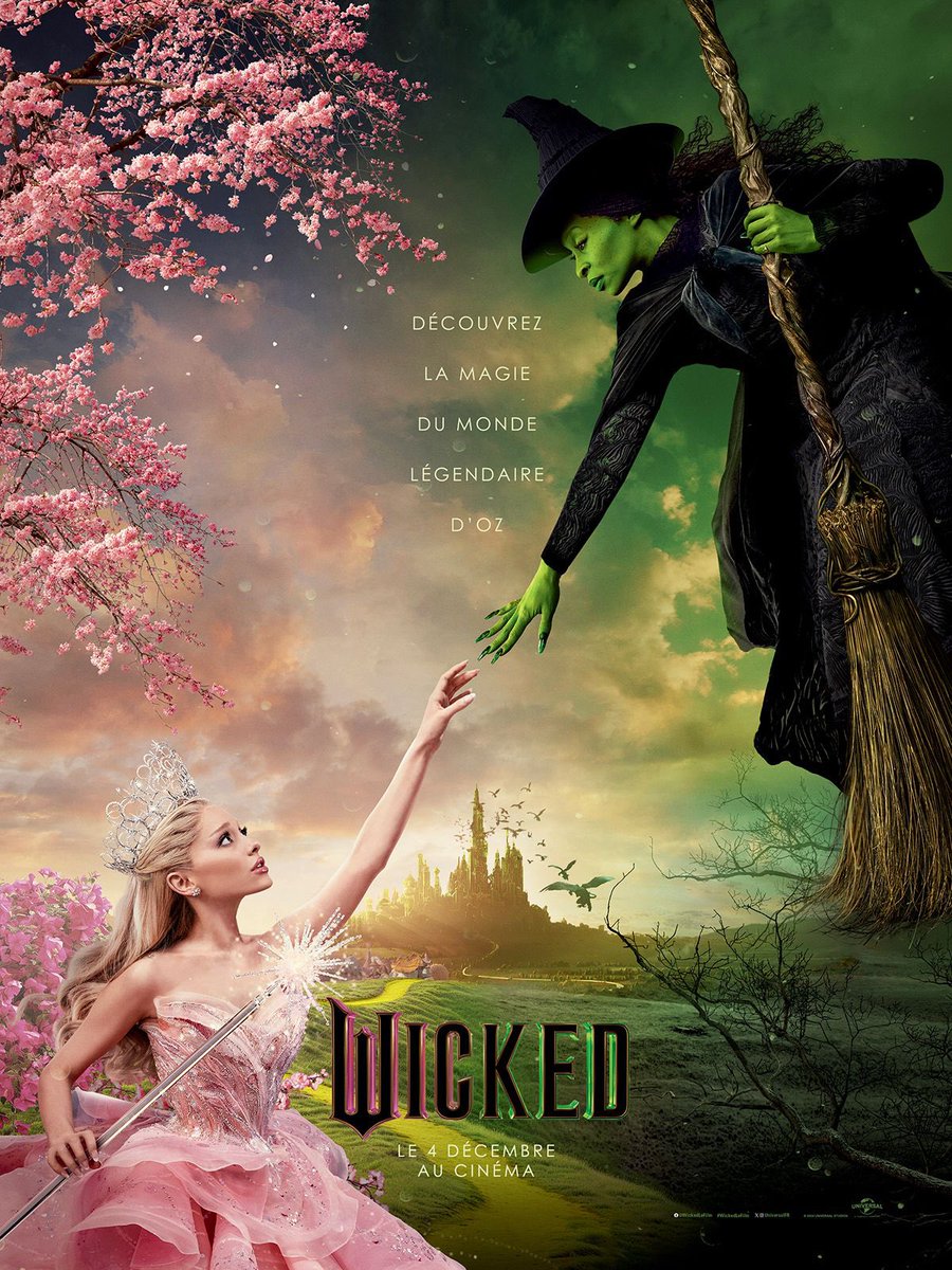 ryad__c's tweet image. Entrain de m’envoyer Wicked pendant que tout le monde a déjà vu Wicked 2 … #EnRetard