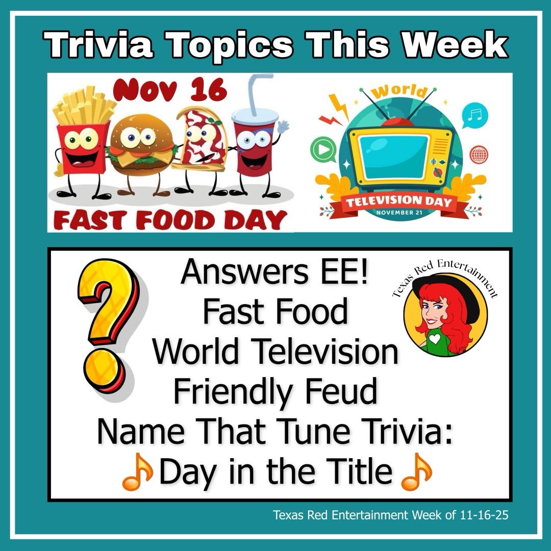 LeanderBeer's tweet image. Trivia topics tonight at 7:30!