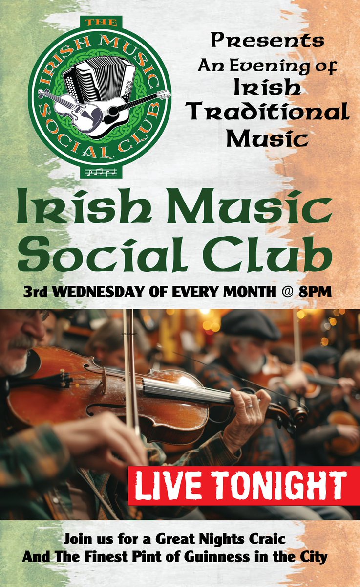 templebarsf's tweet image. Get Yer dancing shoes on, back every 3rd Wednesday of every month The Irish Music Social Club will be performing live tonight at 8pm. Or just sit back enjoy the traditional Irish session while sipping on the Best Pint of #Guinness in the city.
#innersunset #templebarsf #livemusic