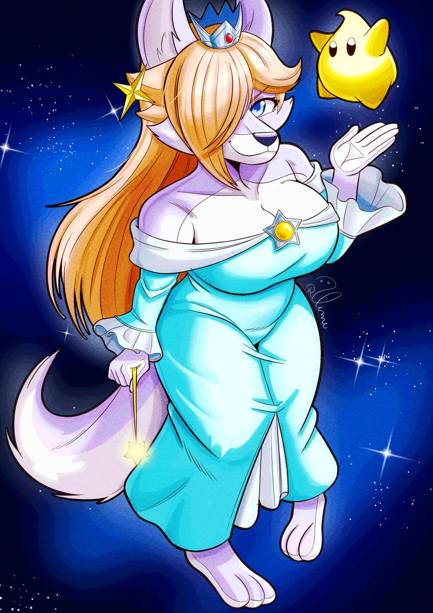 rodolfoslime's tweet image. ✨ Galactic Wolf Rosalina! ✨

What if Rosalina was a cosmic wolf? 🌌🐺
Inspired by the Super Mario Galaxy trailer! ⭐