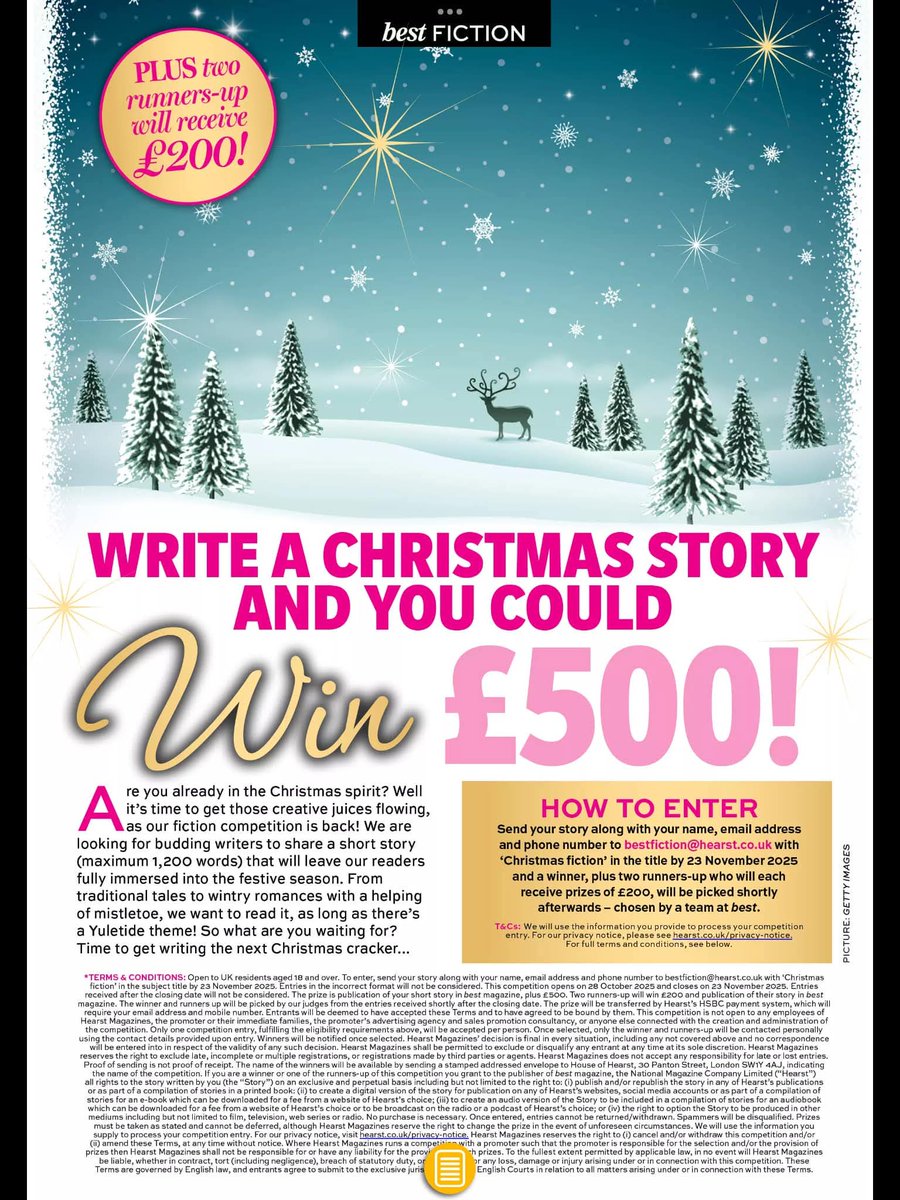 KittyLydiaDye's tweet image. It&apos;s soon, but if anyone has a Christmas story... #writing #competition #writingcompetition