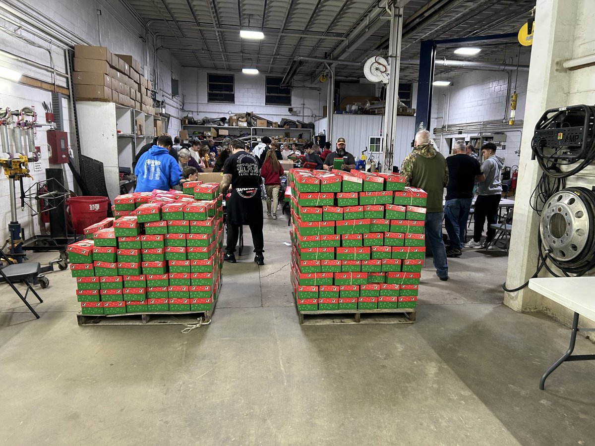 Thank you to our players and Hartman &amp; Hartman for including us in a great service project:  Operation Christmas Child Shoebox.  <a href="/Trinity_Hillers/">Trinity Athletics</a> <a href="/dr_zebrasky/">Dr. Zebrasky</a> <a href="/thstrinitypride/">Trinity High School</a> <a href="/FootballHillers/">Trinity Hillers Varsity Football</a>