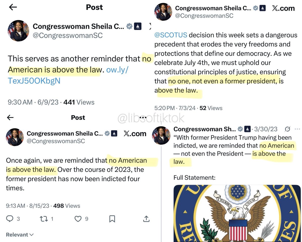 libsoftiktok's tweet image. “No one is above the law” - Rep Sheila Cherfilus-McCormick who was just indicted for allegedly stealing $5 million of FEMA funds and using it to fund her Congressional campaign