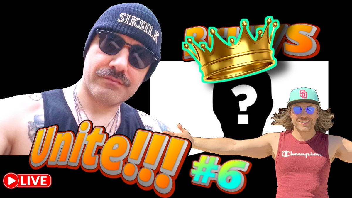 Bruvs Unite 6 - royal guest?? youtube.com/live/ef5CaYnDu…

3p pst, 6p est LFGGGGG
