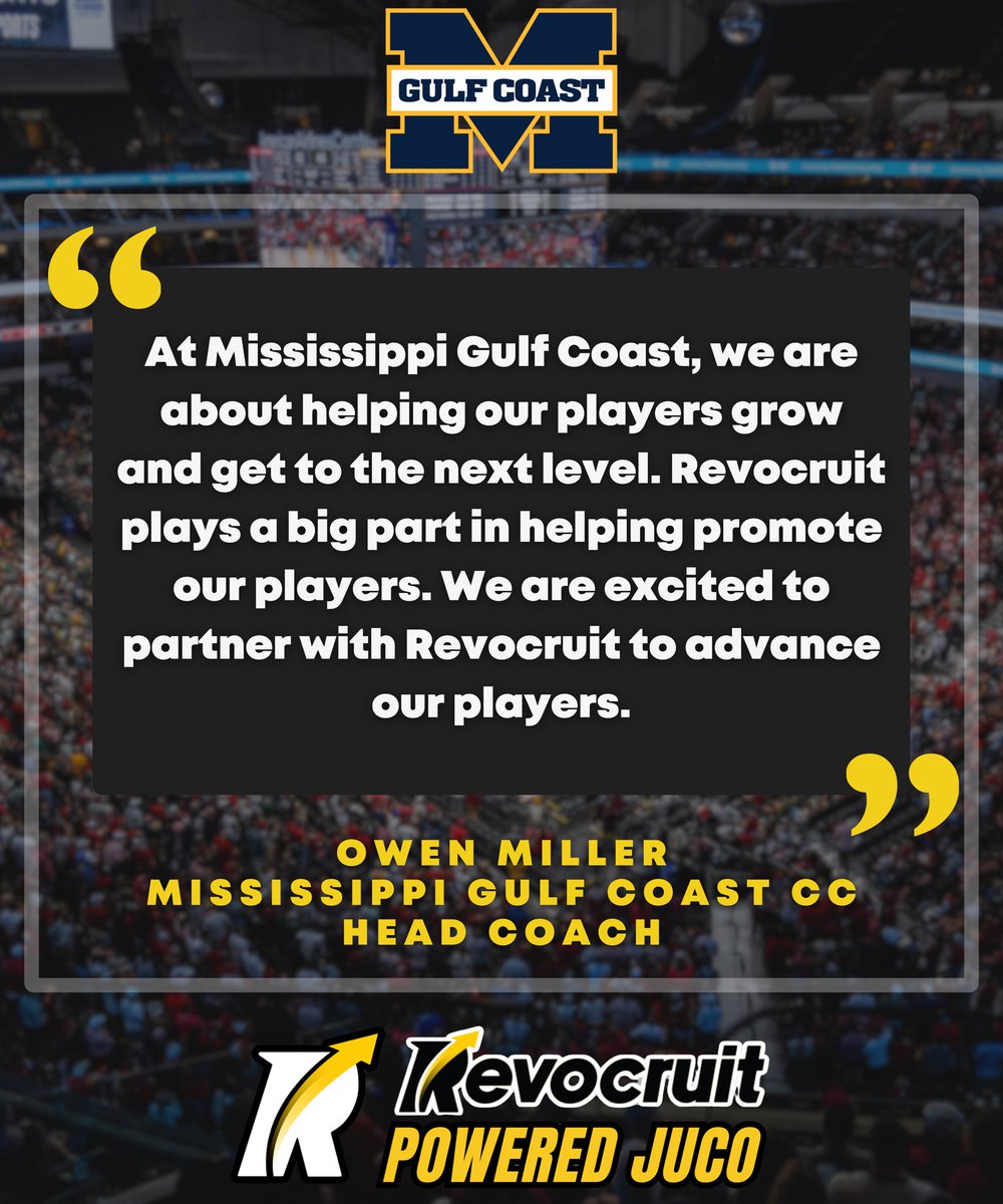 JC4PT's tweet image. 🚨 Revocruit Powered JUCO Alert

We’re excited to announce that Mississippi Gulf Coast Men’s Basketball has been Elevated to a Revocruit Powered JUCO — joining an elite group of programs redefining exposure, connectivity, and recruiting at the junior college level.

🗣️ “At…