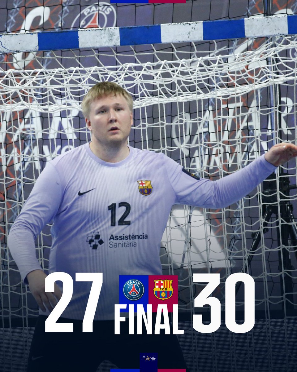 🏁 FINAAAL!

𝐄𝐥 𝐁𝐚𝐫𝐜̧𝐚 𝐞𝐬 𝐥𝐥𝐮𝐞𝐢𝐱 𝐩𝐫𝐢𝐦𝐞𝐫 𝐢 𝐬𝐚𝐩 𝐩𝐚𝐭𝐢𝐫 𝐝𝐞𝐬𝐩𝐫𝐞́𝐬 𝐩𝐞𝐫 𝐦𝐚𝐫𝐱𝐚𝐫 𝐚𝐦𝐛 𝐝𝐨𝐬 𝐩𝐮𝐧𝐭𝐬 𝐝𝐞 𝐏𝐚𝐫𝐢́𝐬!