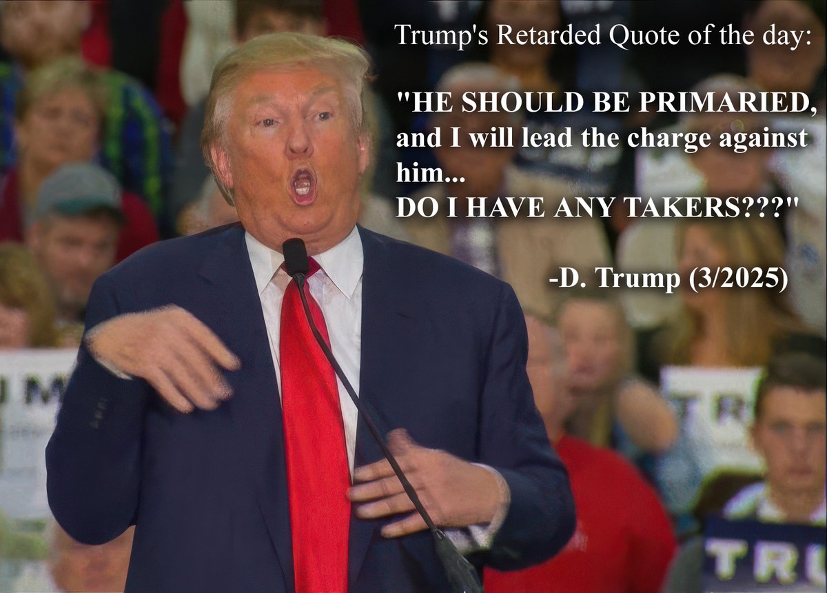 Its_BS's tweet image. Yes - Trump did a retarded thing.