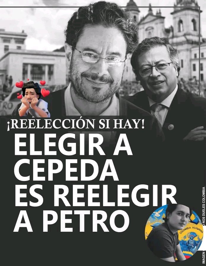 LinaLen66067444's tweet image. La Colombia potencia mundial de la vida, será reelegida, firmes con @IvanCepedaCast, quien no se dejó doblegar de la elite política en Colombia.