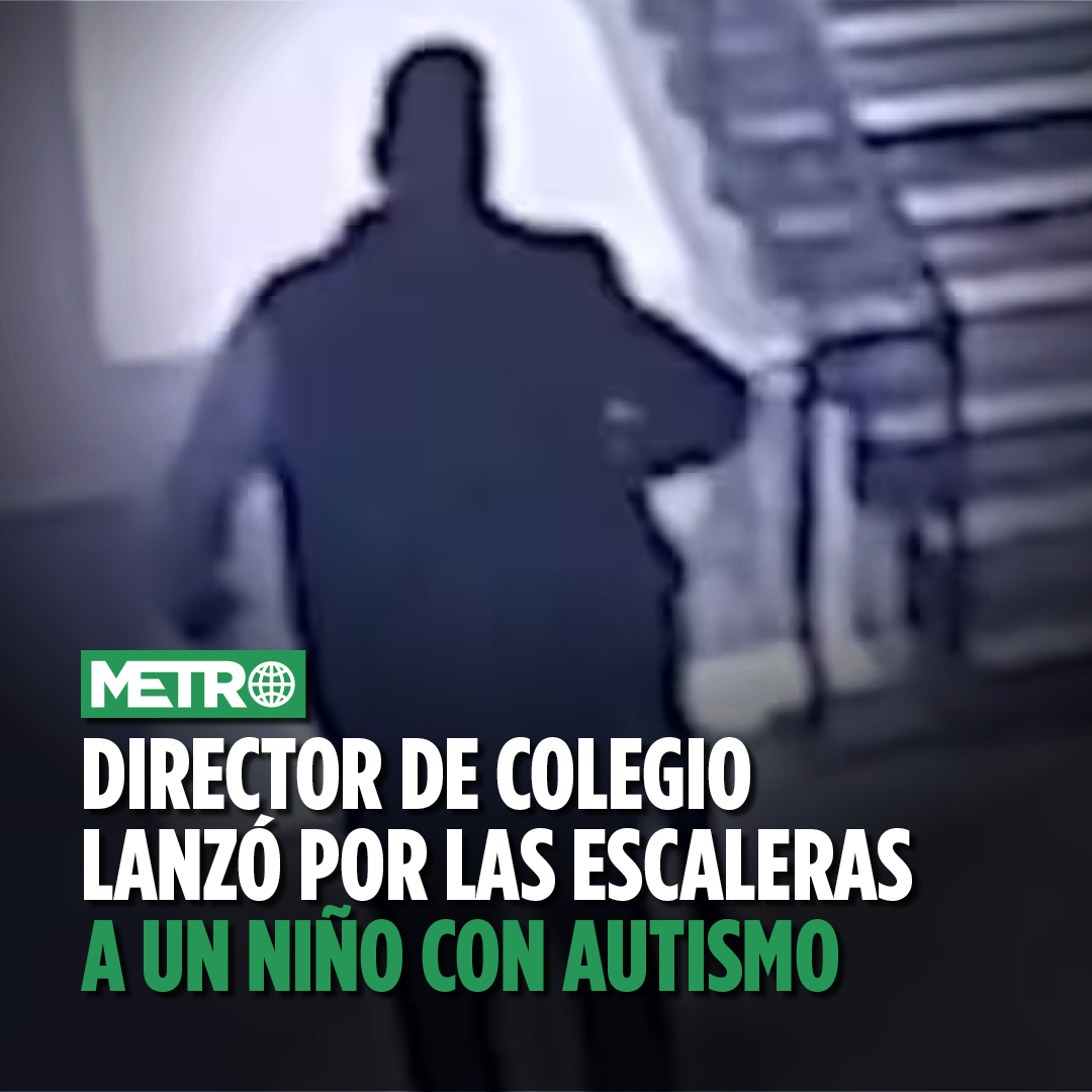 La agresión quedó registrada en cámaras del colegio: bit.ly/3K6RTlf