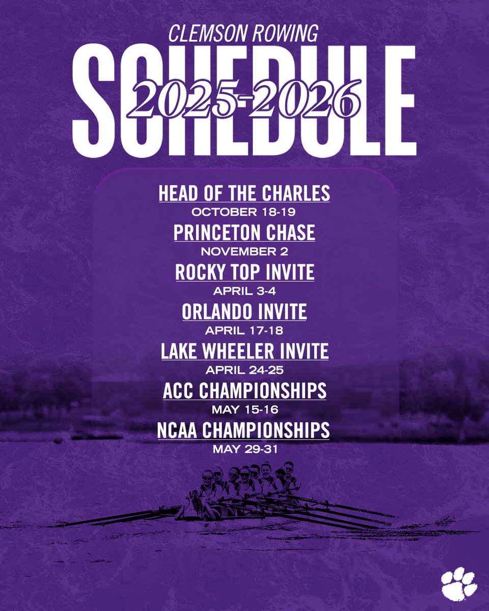Clemson Rowing tweet media