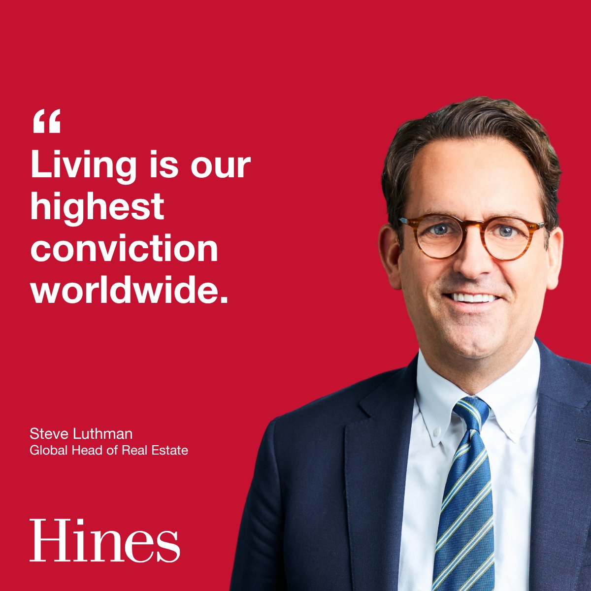 Hines's tweet image. It’s no secret that in an era characterized by a 6.5-million-unit housing shortage, we see opportunities in the living sector. We believe the time is ripe to put insights into action, particularly in Europe. In @NewsGreenStreet this week, our Global Head of Real Estate Steve…