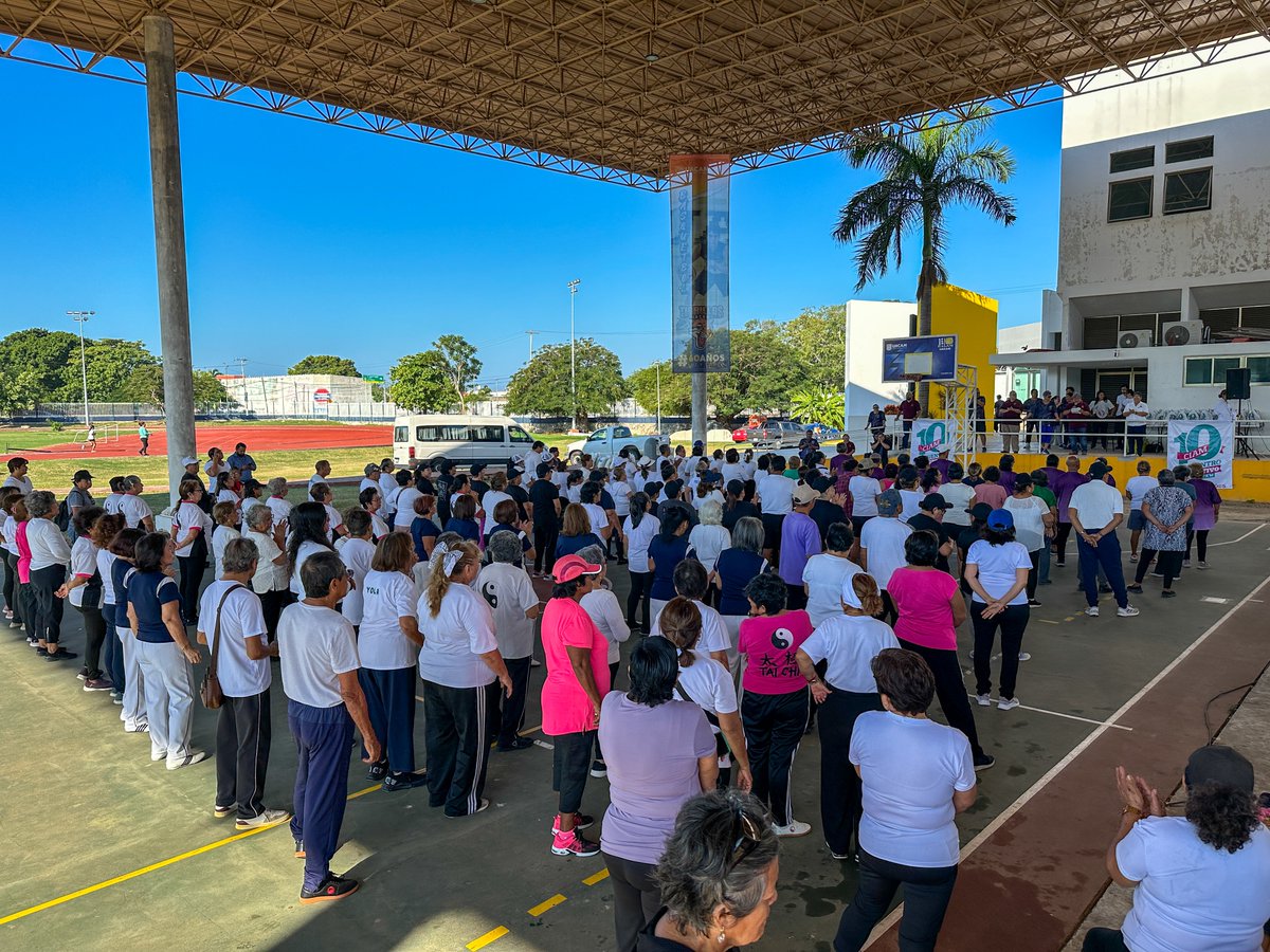 Issstecam's tweet image. Excelente 10° Encuentro Deportivo de Jubilados y Pensionados. Gracias a los más de 150 participantes.
