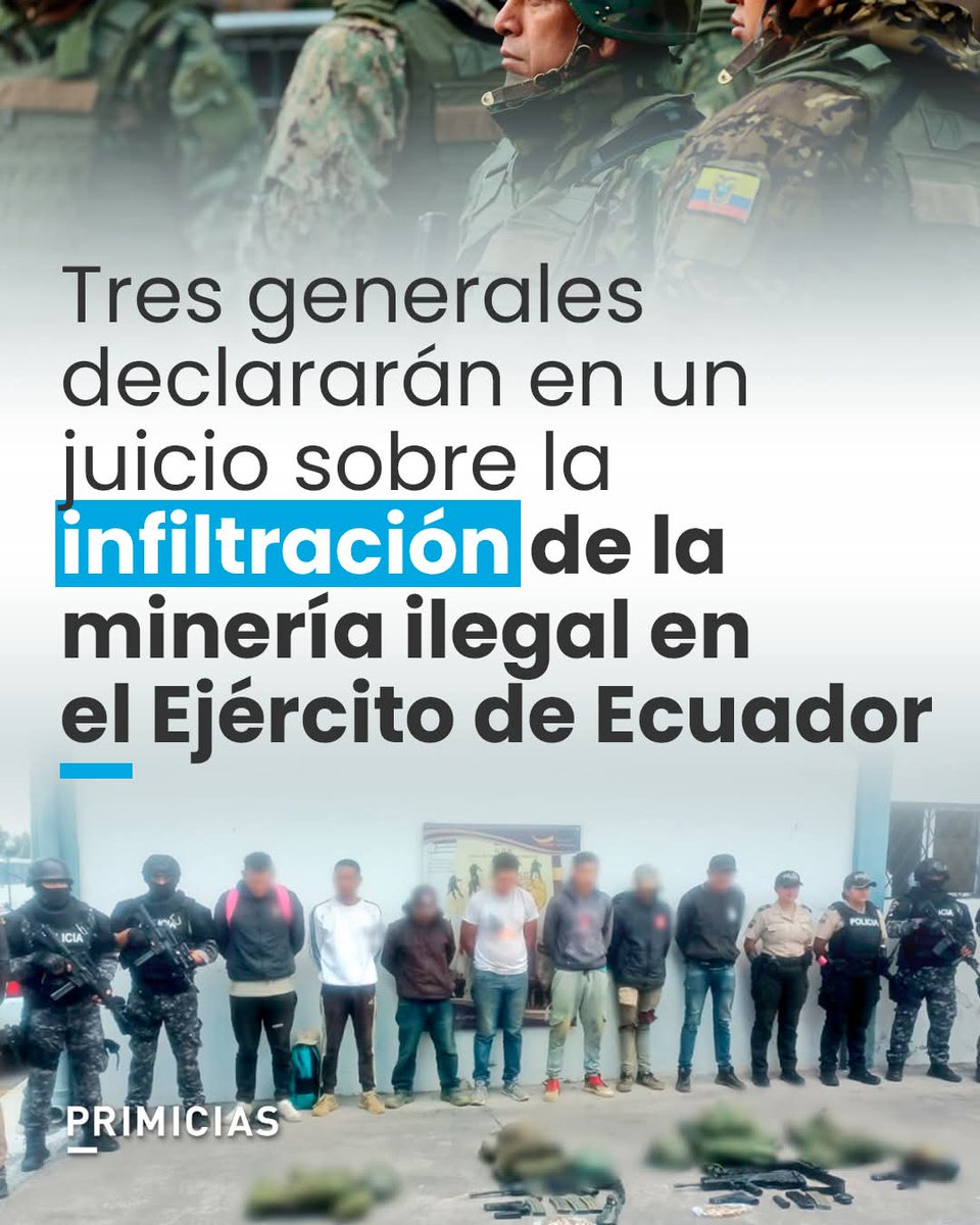 NayraPacha's tweet image. Lo venimos diciendo desde hace rato. Militares y policías amasan fortunas de la minería ilegal y del contrabando de combustibles.