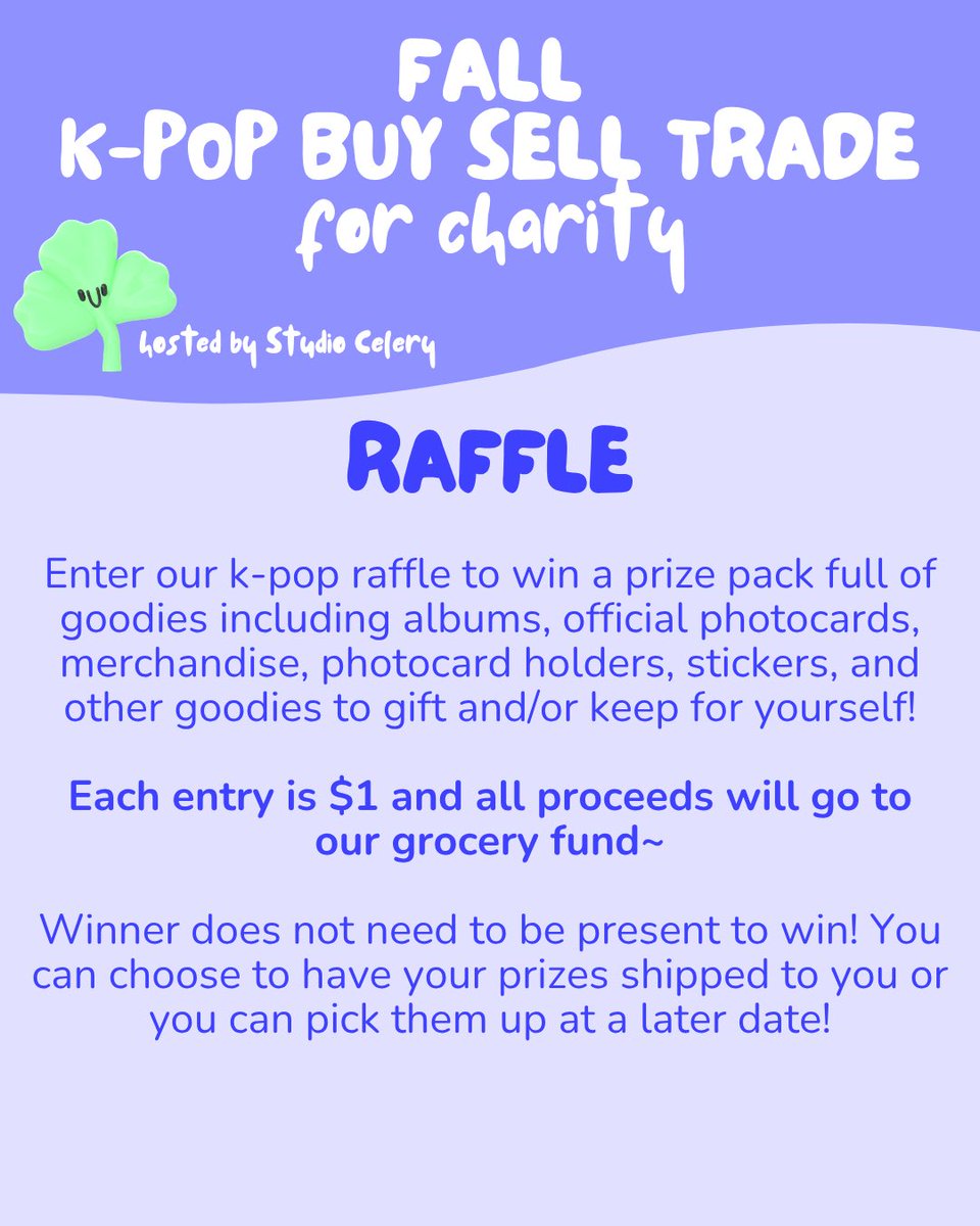 Hi everyone! Our BST and fall market is this Friday from 3-7pm at Daboba Chinatown! Here is our vendor list and information about our charity raffle!