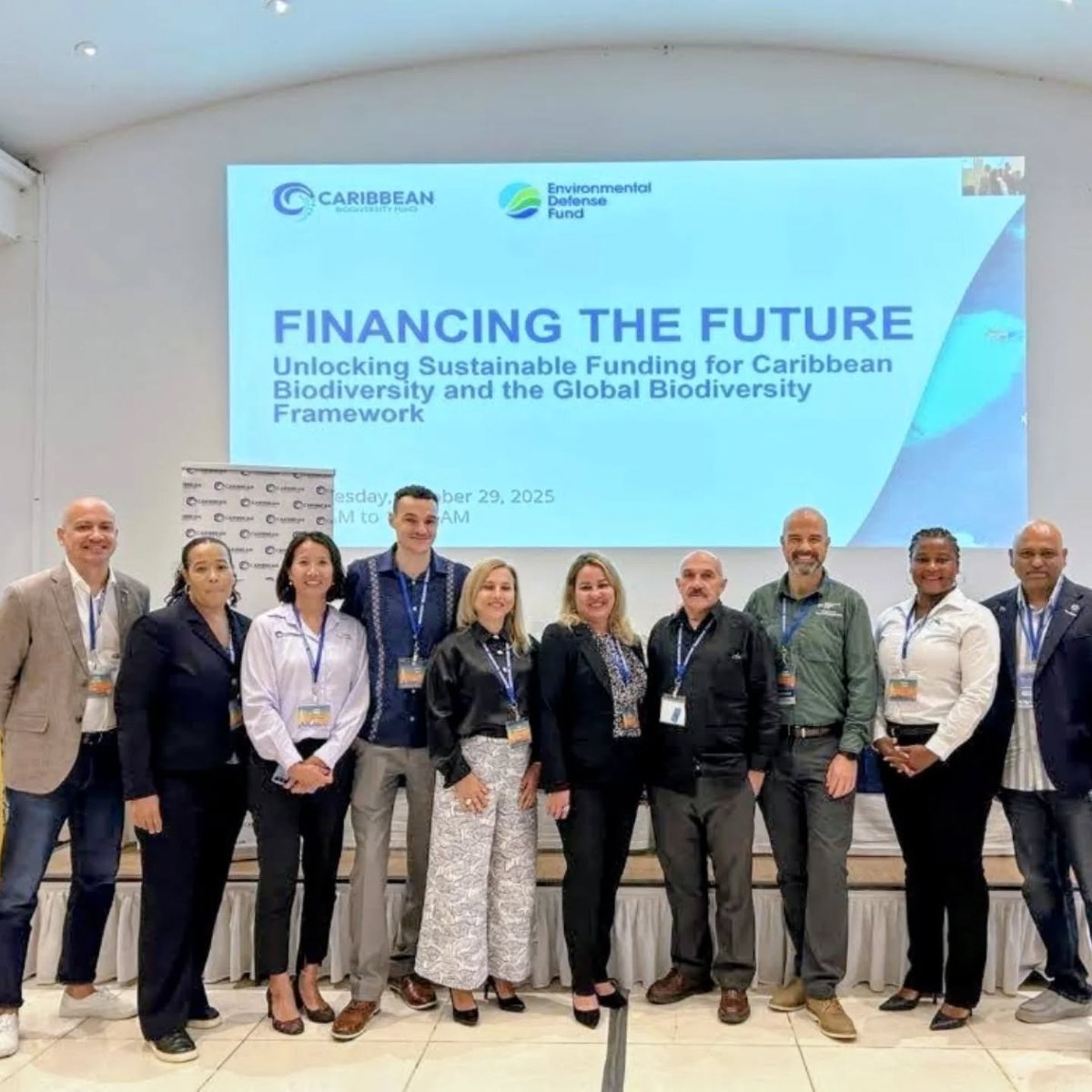 UNEP_CEP's tweet image. 🌊 At #GCFI78, the Cartagena Convention Secretariat joined partners to advance sustainable financing for Caribbean biodiversity and support GBF Target 3 (30x30).
🤝 Strong regional cooperation is key.
#SPAW #CBF #EDF #WiderCaribbean