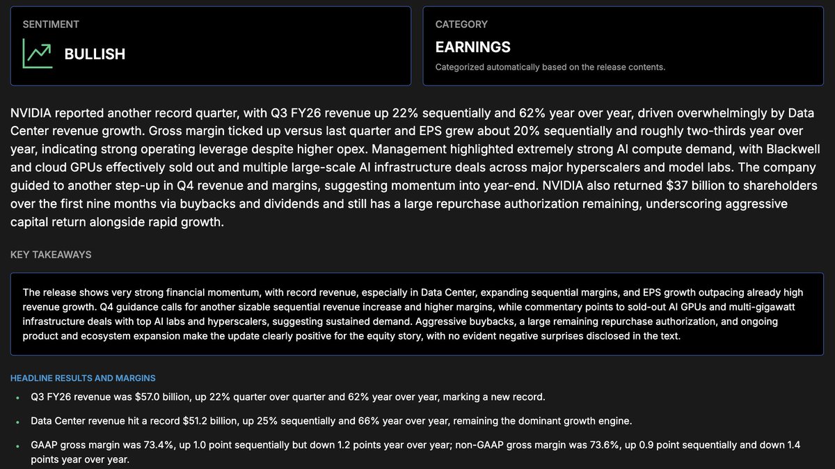 $NVDA big, big, big beat. Nothing stops this train.
