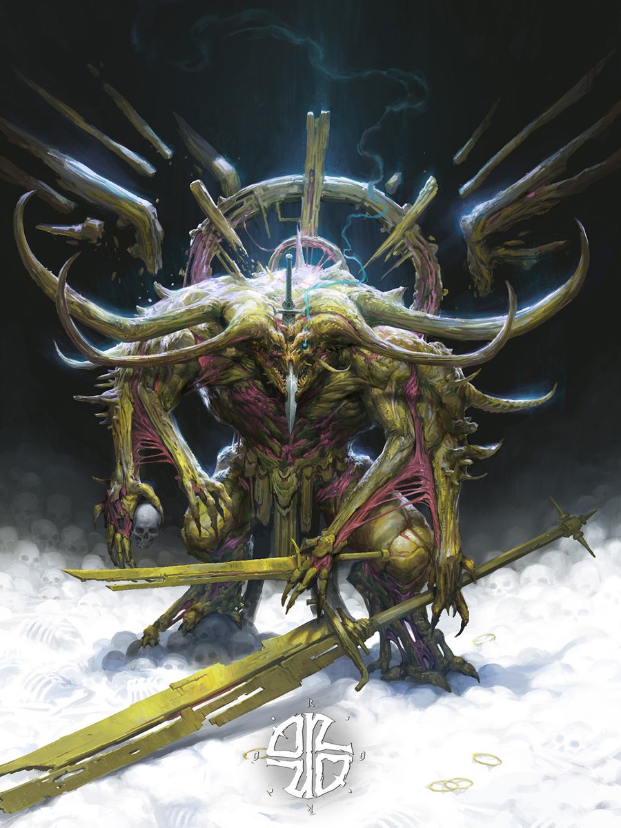 Sot the Demon Ruler - ORO #artbook #noai #fantasy #demon #darkart #illustration