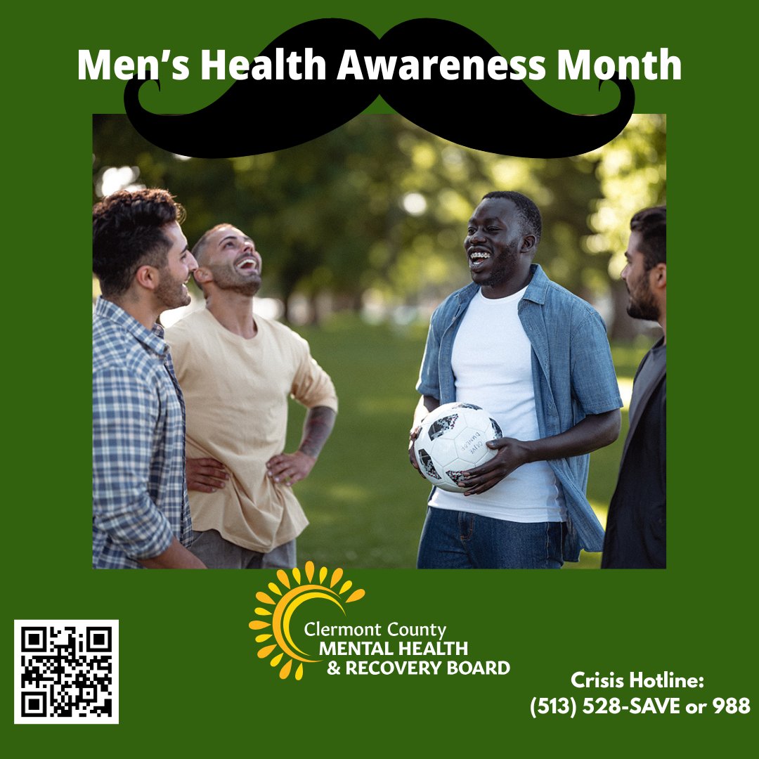 November is Men's Health Awareness Month! If you would like more information on "Movember", please visit: us.movember.com/mens-health/me…
#mensmentalhealth
#CCMHRB