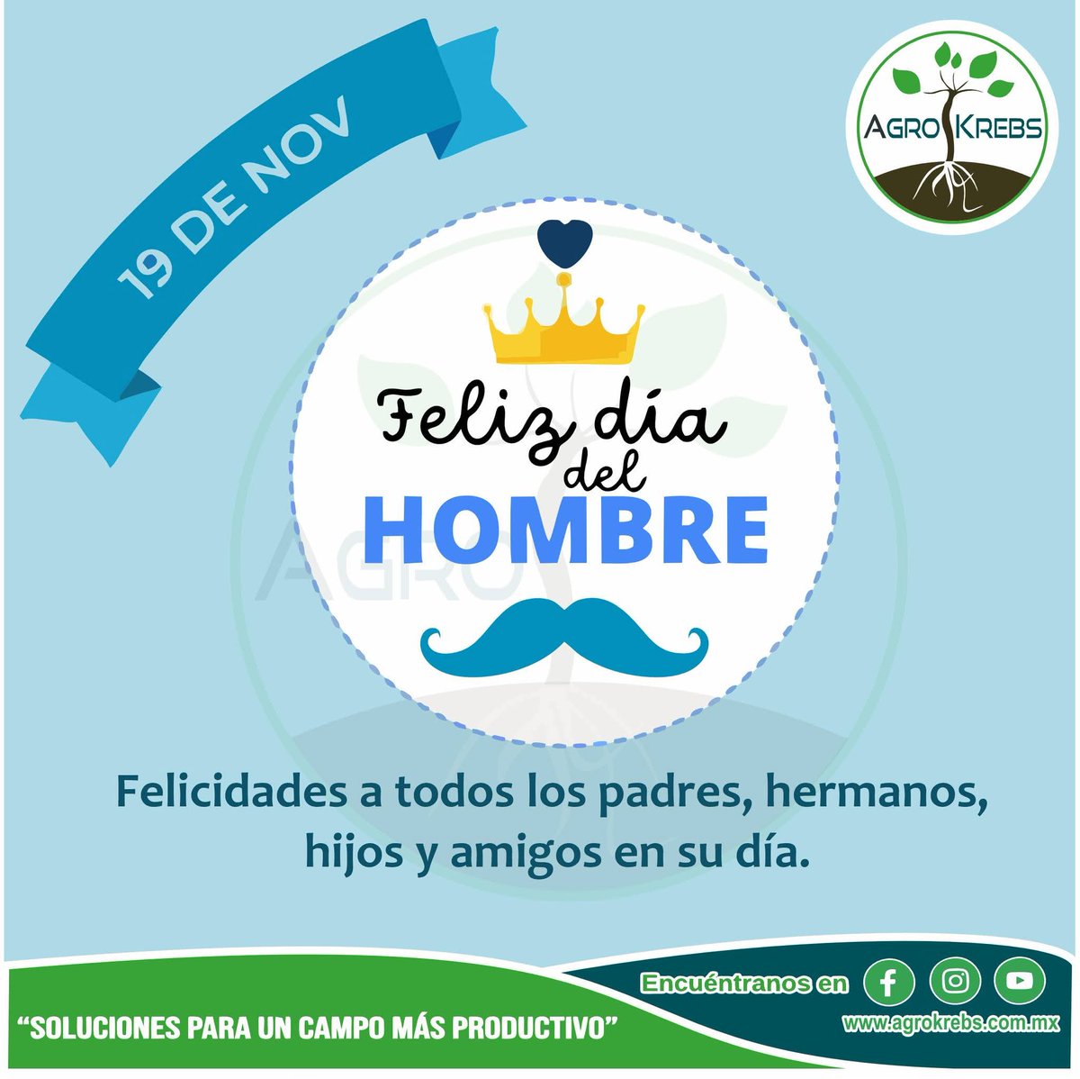 agrokrebs's tweet photo. El Día Internacional del Hombre se celebra el 19 de noviembre, nació por iniciativa del Comité Internacional del Hombre, con el fin de destacar el rol positivo y las contribuciones del género masculino a la sociedad.

FELICIDADES EN SU DÍA😎
#FelizDia https://t.co/owH3AXAiM5