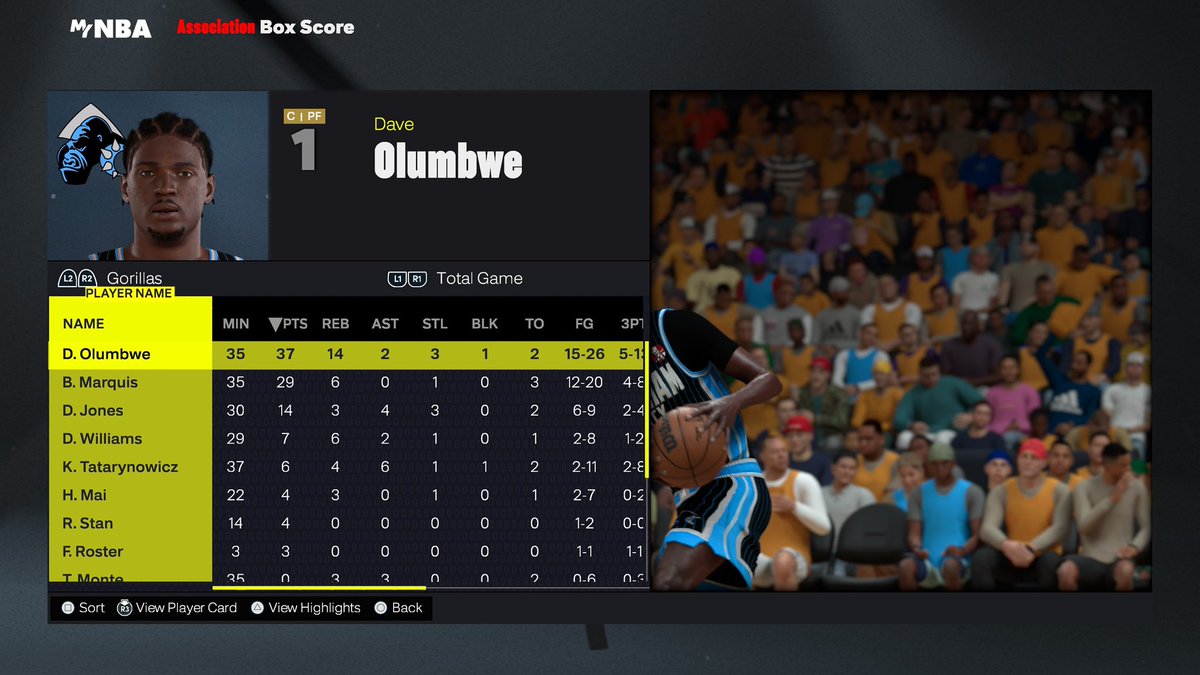 SBA Regular Season [1/9]

GCG (4-7) @ TBC (7-4)
TBC wins 118-104

⭐️: <a href="/OTD_Andre/">OTD Andre 🍥</a> 33P 12R 5A
💩: <a href="/alkegory/">keg ⏾</a> 6P 2 TO’s 2/11 FG