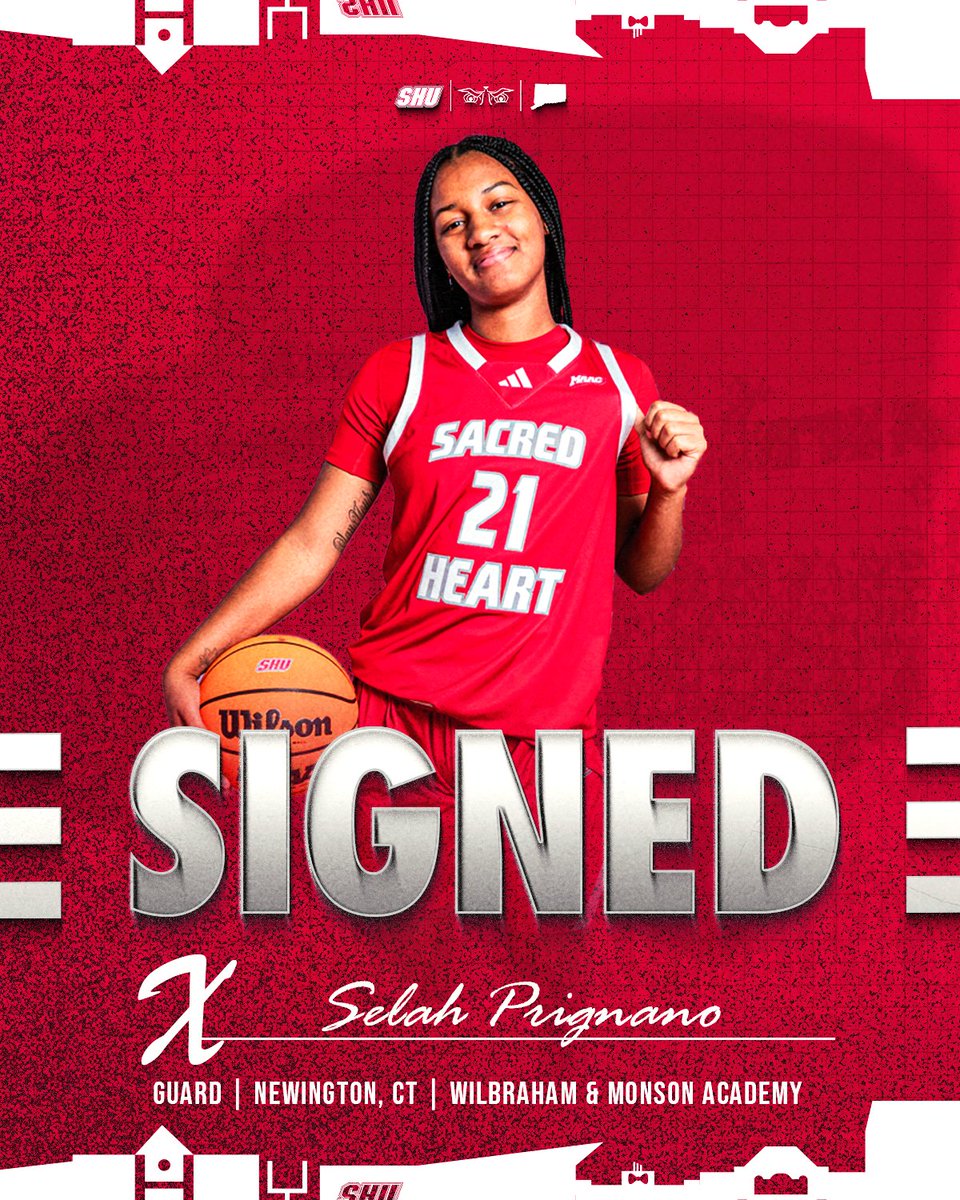 It’s time to meet the class of 2030!! Our final ✍️hails from Newington, CT, guard Selah Prignano <a href="/sprignano21/">w_selah</a> 

Welcome to SHU Selah!! 

#WeAreSHU | #whynotus | #FUT
