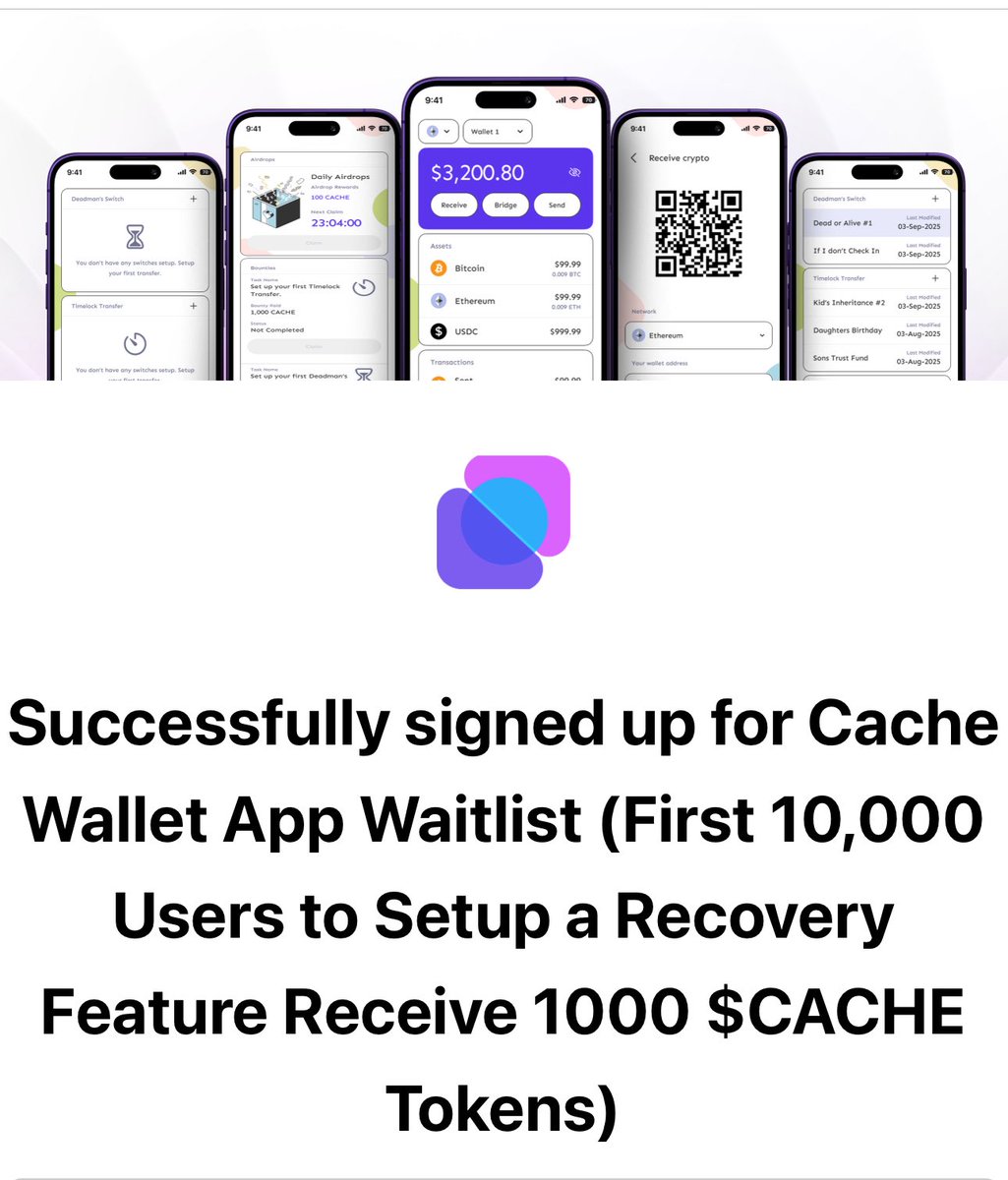 Ucheflex1's tweet image. GM Web3 Raiders🚀

The earlier you join, the better your chances
Step into this powerful movement and start earning in $USDC today.

Click the link below and take your position in the Web3 revolution.
👇👇👇👇👇

getwaitlist.com/waitlist/31243…

#CACHE @CacheWallet