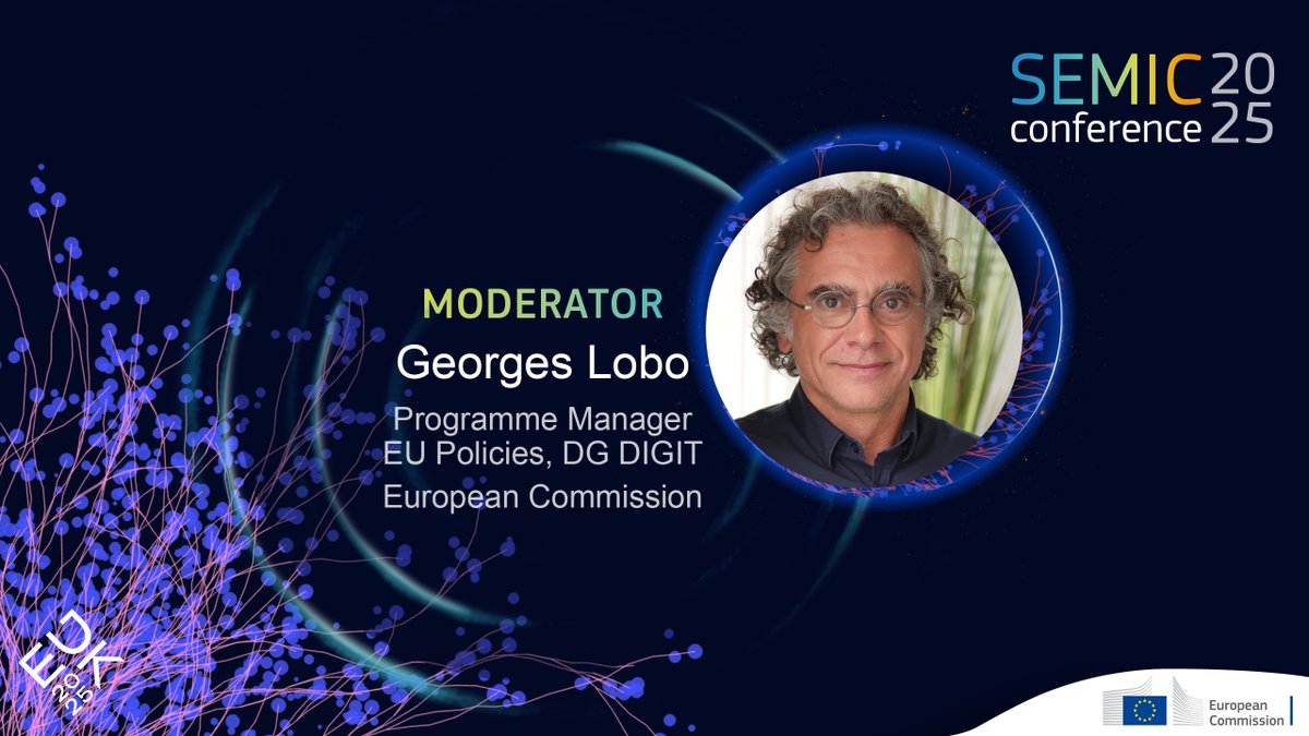 InteroperableEU's tweet image. At #SEMIC2025, one of the workshops will revolve around converging AI &amp;amp; #semantics to advance data sharing, automation and #interoperability across Europe!

Register to witness it online on 25 November, 2 p.m. CET.
👉link.europa.eu/CXPj6H

A.o., these speakers will participate: