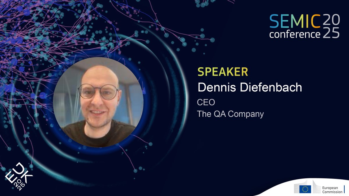 InteroperableEU's tweet image. At #SEMIC2025, one of the workshops will revolve around converging AI &amp;amp; #semantics to advance data sharing, automation and #interoperability across Europe!

Register to witness it online on 25 November, 2 p.m. CET.
👉link.europa.eu/CXPj6H

A.o., these speakers will participate: