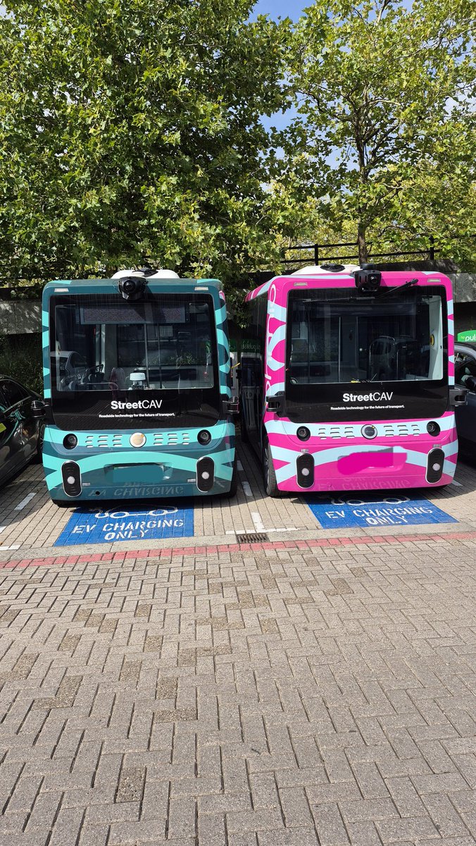 Testing the self driving EV buses in my city.