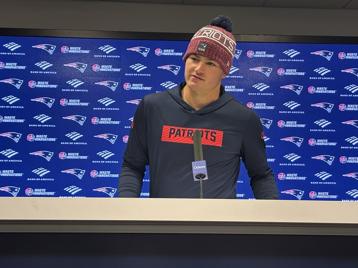 Drake Maye is No. 1 in passing yards, No. 1 in completion percentage, No. 2 in passer rating and No. 4 in passing touchdowns.

“Probably the reason I am is we haven’t had a bye yet.”