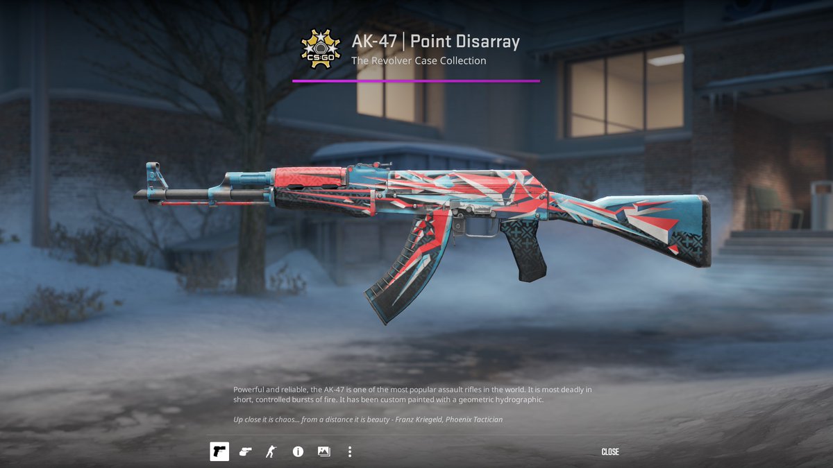 Soomzyy's tweet image. 🎁 AK-47 | Point Disarray FT ($17)

✅ Follow Me &amp;amp; @p1eakcs 
✅ Retweet
✅ Tag a Friend

⏰ Rolling in 7 Days!